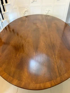 Pamono Large Antique Figured Walnut 10-Seater Wake Dining Table, 1920s Discount