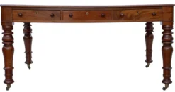 Pamono Large Antique Partner's Writing Desk, 1840s Hot