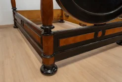 Pamono Large Antique Portuguese Romantic Bed, 19th Century Hot