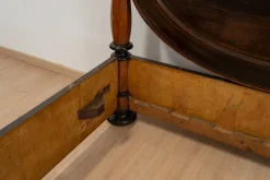 Pamono Large Antique Portuguese Romantic Bed, 19th Century Hot