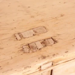 Pamono Large Antique Rustic Elm Console Table