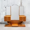 Pamono Large Art Deco French Dressing Table in Gilt Birch Root, 1920s Sale
