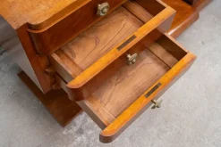 Pamono Large Art Deco French Dressing Table in Gilt Birch Root, 1920s Sale