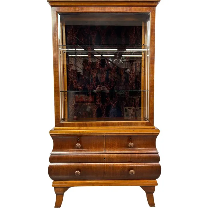 Pamono Large Art Deco Vitrine from Lingel, 1920s Online