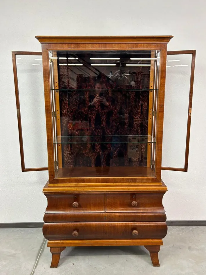 Pamono Large Art Deco Vitrine from Lingel, 1920s Online