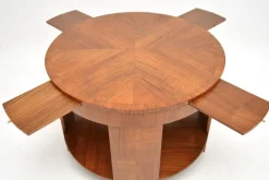 Pamono Large Art Deco Walnut Coffee Table, 1920s Online
