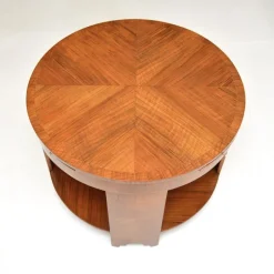Pamono Large Art Deco Walnut Coffee Table, 1920s Online