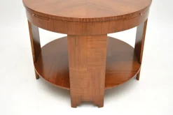 Pamono Large Art Deco Walnut Coffee Table, 1920s Online