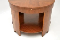 Pamono Large Art Deco Walnut Coffee Table, 1920s Online