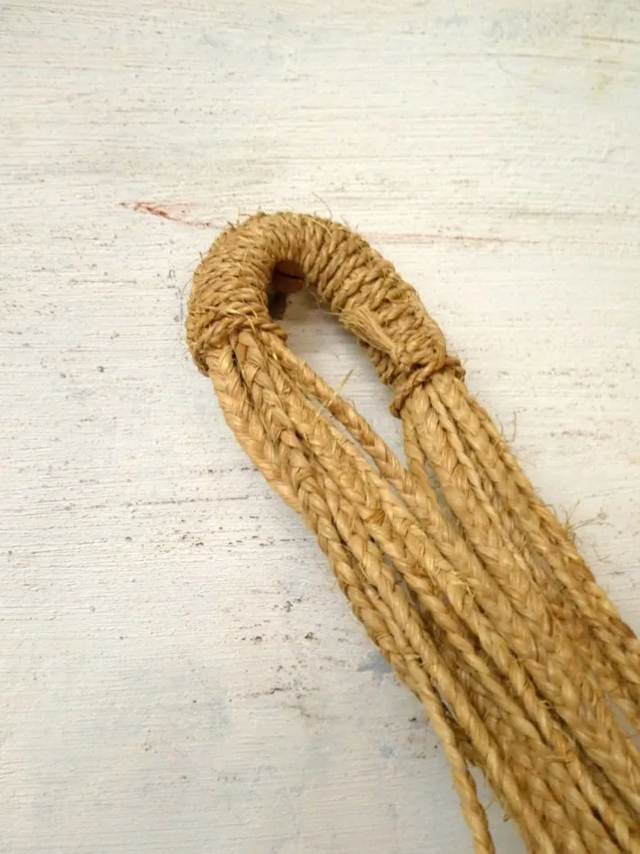 Pamono Large Banana Leaf and Sisal Hammock, 1970s Best