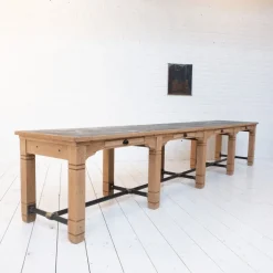 Pamono Large Banque De France Sorting Table, 1920