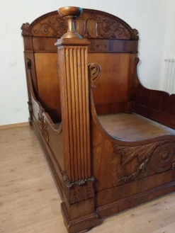 Pamono Large Carlo X Bed, 1830s Outlet