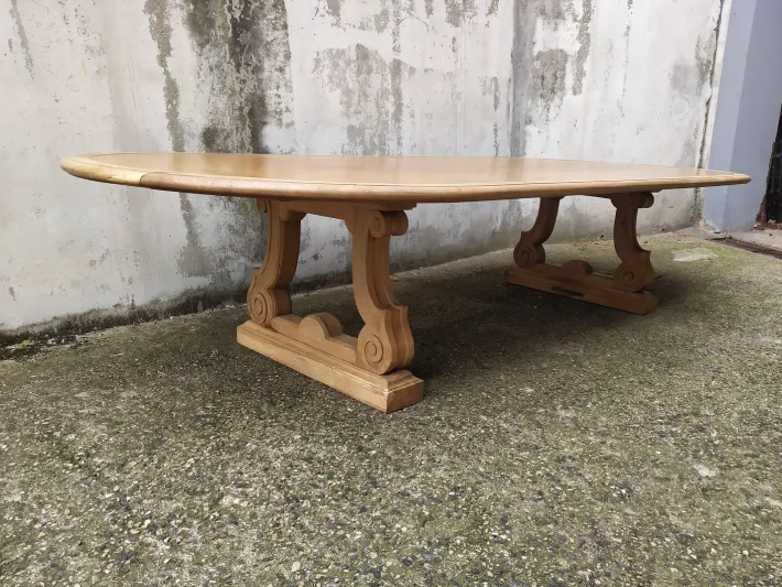 Pamono Large Conference Table, 1950s Clearance