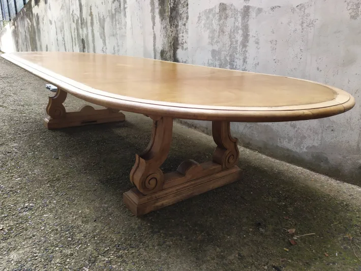 Pamono Large Conference Table, 1950s Clearance