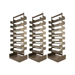 Pamono Large Congress Bookcase by Lips Vago, 1960s, Set of 3 New