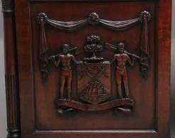 Pamono Large Desk in Mahogany, 1900s Outlet