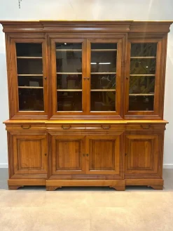 Pamono Large Display Cabinet in Wood