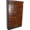 Pamono Large Dutch Oak Apothecary Cabinet, 1920s Hot