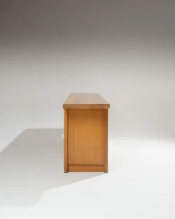 Pamono Large Elm Sideboard by Luigi Gorgoni for Roche Bobois, 1980s Clearance