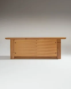 Pamono Large Elm Sideboard by Luigi Gorgoni for Roche Bobois, 1980s Clearance
