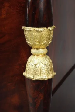 Pamono Large Empire Mahogany Boat Bed, 1800s