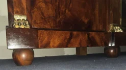 Pamono Large Empire Style Mahogany Bookcase, 1930s Online