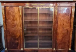 Pamono Large Empire Style Mahogany Bookcase, 1930s Online