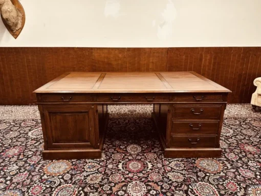 Pamono Large English Desk in Oak Online