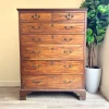 Pamono Large English George III Georgian Chest of Drawers in Wood Hot