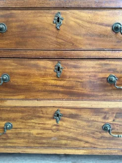 Pamono Large English George III Georgian Chest of Drawers in Wood Hot