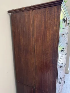 Pamono Large English George III Georgian Chest of Drawers in Wood Hot