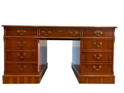 Pamono Large English Partners Desk Sale