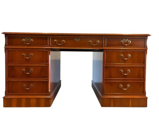 Pamono Large English Partners Desk Sale