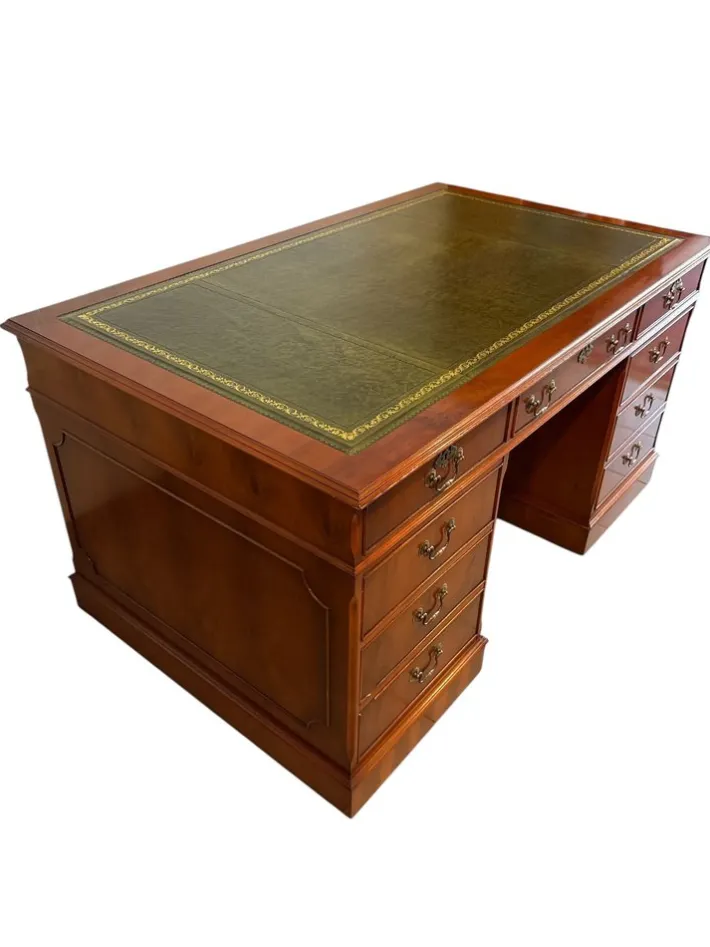 Pamono Large English Partners Desk Sale