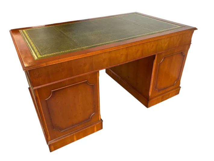 Pamono Large English Partners Desk Sale