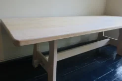 Pamono Large Farmhouse Dining Table in Limed Oak, 1940s-1950s Clearance