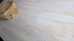 Pamono Large Farmhouse Dining Table in Limed Oak, 1940s-1950s Clearance