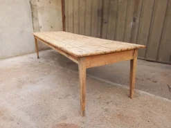 Pamono Large Fir Farm Table, 1940s