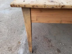 Pamono Large Fir Farm Table, 1940s