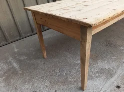 Pamono Large Fir Farm Table, 1940s