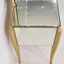 Pamono Large French Coiffeuse Glass Dressing Table for Ledies, 1950s Online