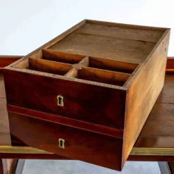 Pamono Large French Mahogany Cylinder Bureau New