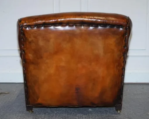 Pamono Large Hand Dyed Leather Chairs, Set of 2 Hot