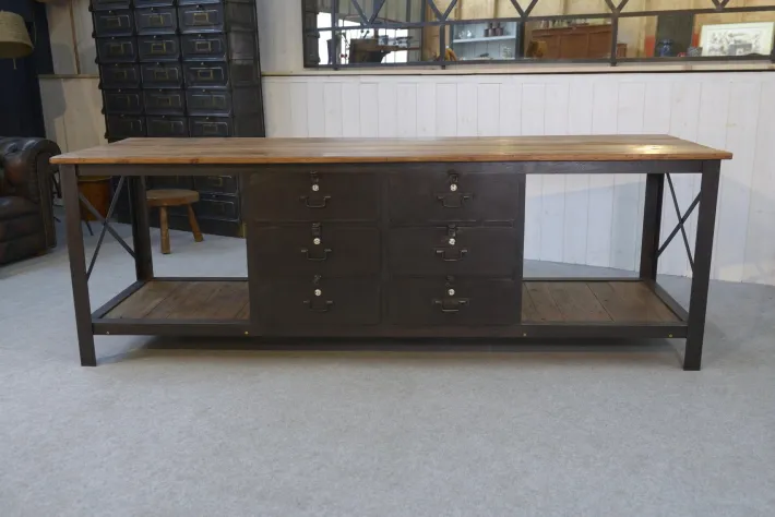 Pamono Large Industrial Counter, 1950s Best