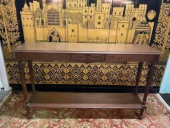 Pamono Large Louis XVI Style Walnut Console Table Discount