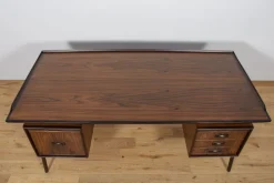 Pamono Large Mid-Century Freestanding Rosewood Desk, Denmark, 1960s