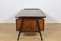 Pamono Large Mid-Century Freestanding Rosewood Desk, Denmark, 1960s