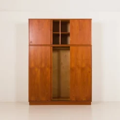 Pamono Large Mid-Century Modern Danish Teak Wardrobe, 1960s Best