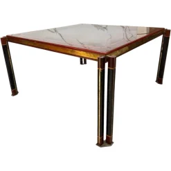 Pamono Large Modern Dining Table by Paolo Barracchia for Roman Deco, 1970s Hot