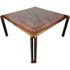 Pamono Large Modern Dining Table by Paolo Barracchia for Roman Deco, 1970s Hot